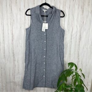 Beach Lunch Lounge NWT Brynn linen dress M